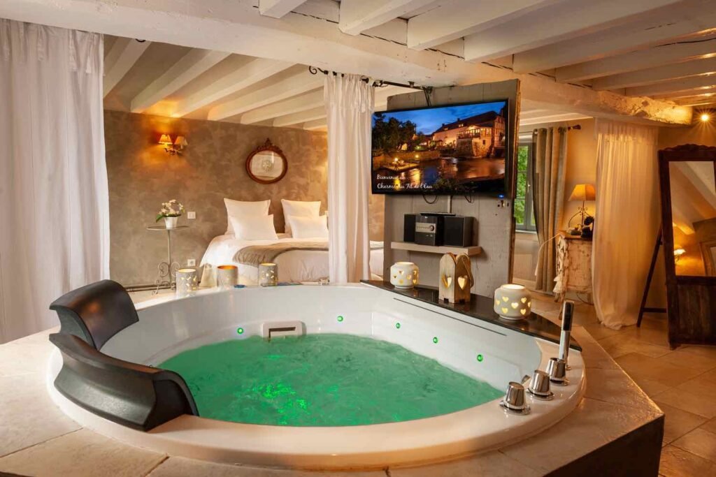 Suite l'instant douceur dans un hotel romantique en Champagne
